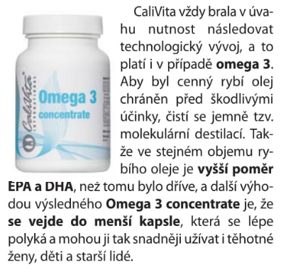 Koncentrát omega 3 článek