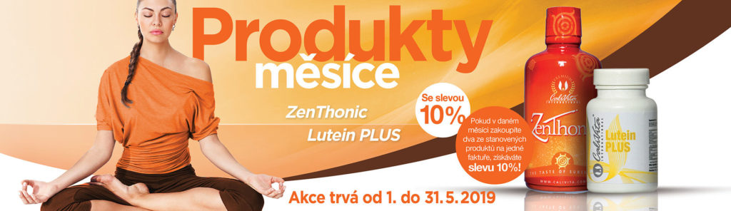 Produkty měsíce s 10% slevou - Zenthonic a Lutein Plus