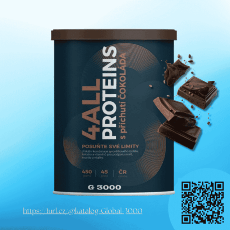 4All protein Global – syrovátkový izolát, kolagen a&nbsp;bílkoviny pro&nbsp;hubnutí a&nbsp;večerní sytost